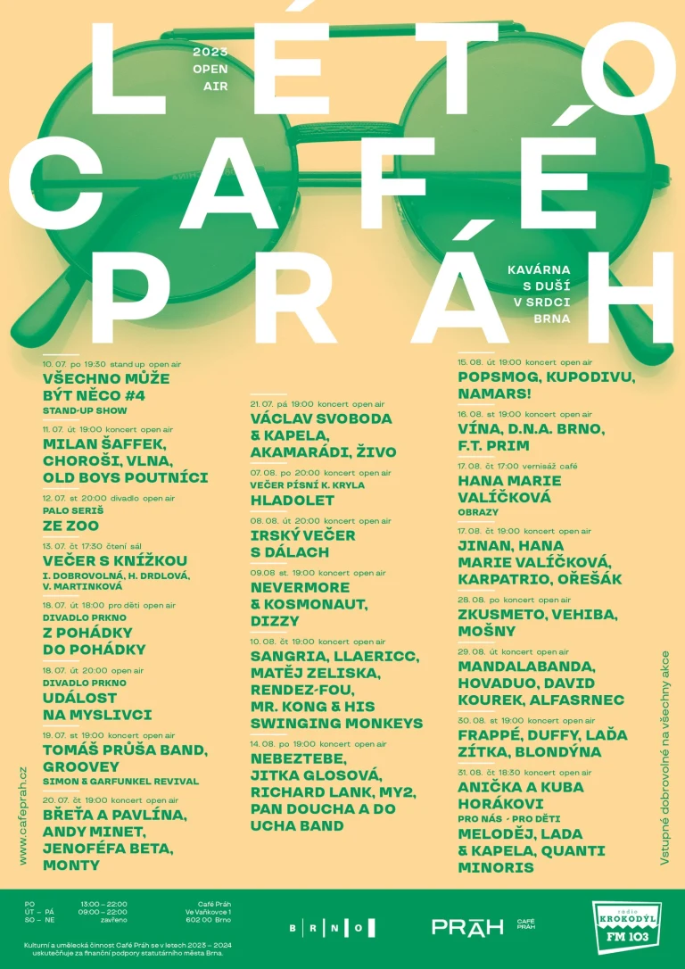 Obrazový doprovod k akci Café open air 2023