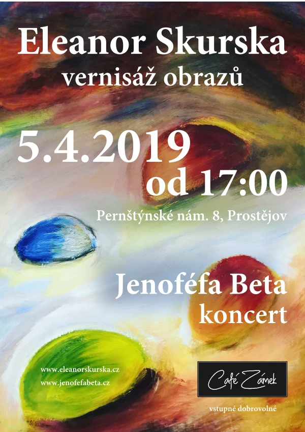 Obrazový doprovod k akci Koncert na vernisáži výstavy v Prostějově