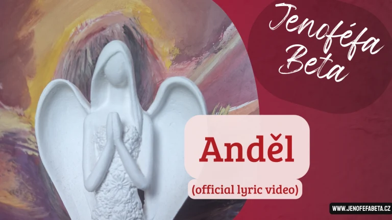 Anděl lyric video - cover