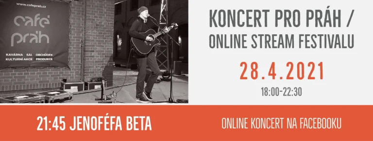 Obrazový doprovod k akci koncert pro Práh / online stream festivalu