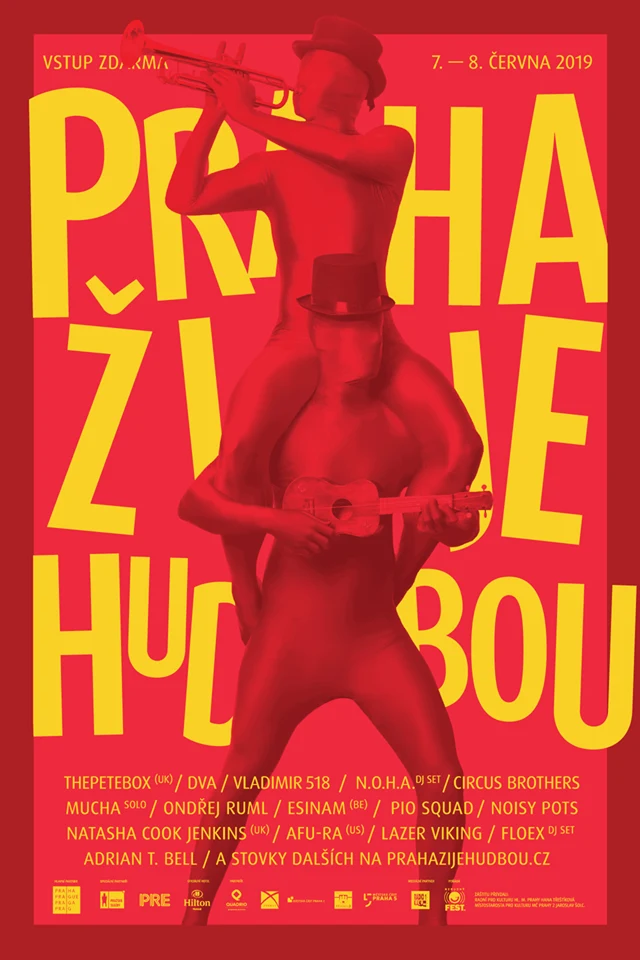Obrazový doprovod k akci Praha žije hudbou