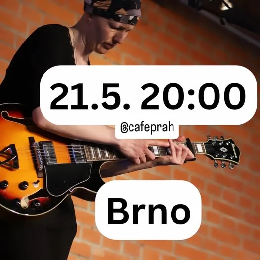 pozvánka na koncert v Café práh - květen 2026