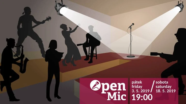 Obrazový doprovod k akci Open Mic Brno – autorské čtení