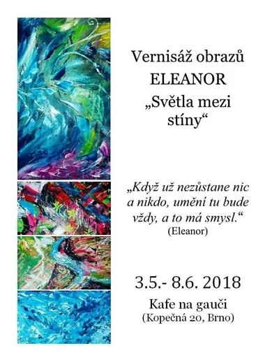 Obrazový doprovod k akci Zakončení výstavy obrazů – Eleanor